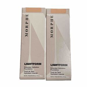 Morphe LIGHTFORM Extended Hydration Foundation 2 Full Size Bottles Light 04W